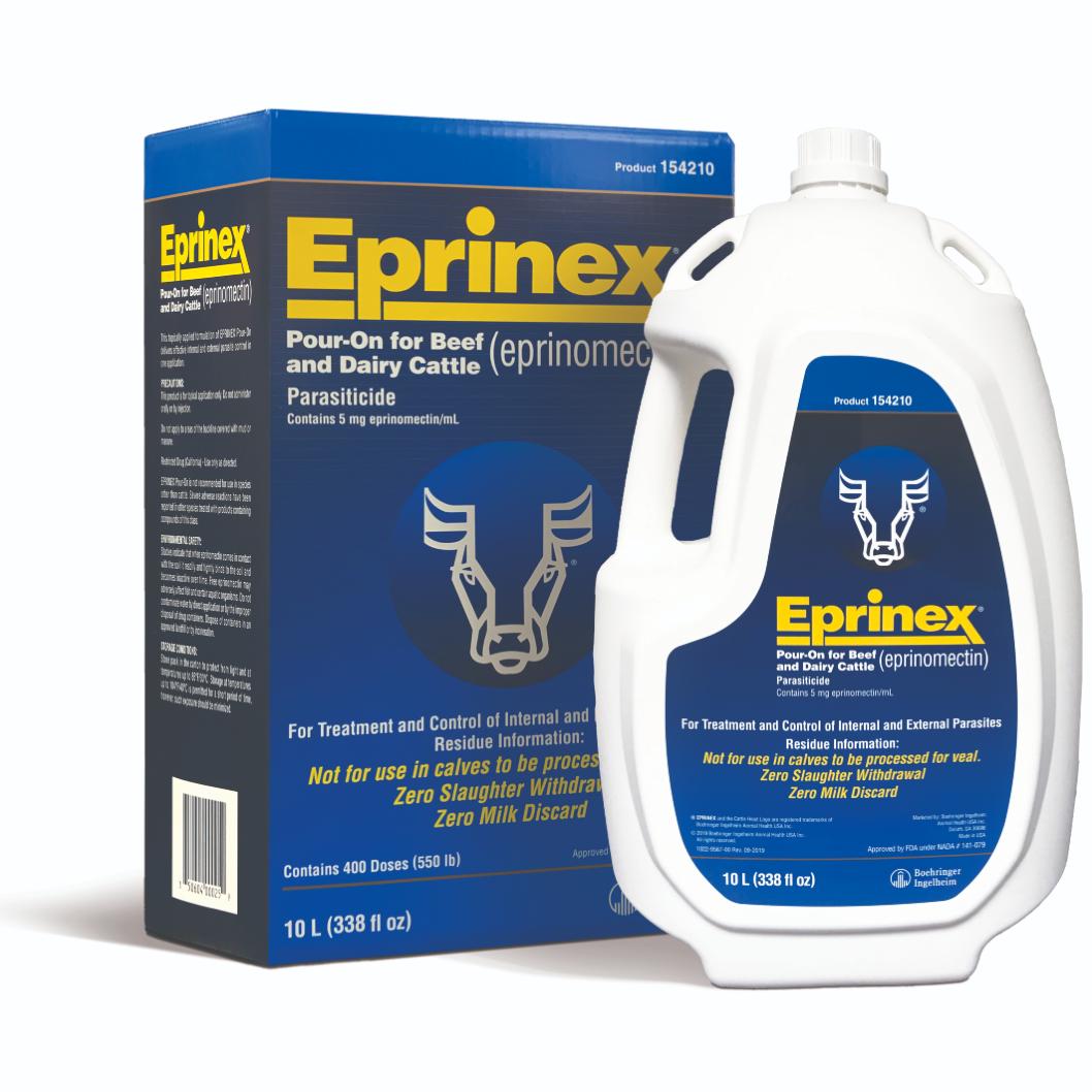 Eprinex, a pour on dewormer that can kill 39 species and stages of parasites.