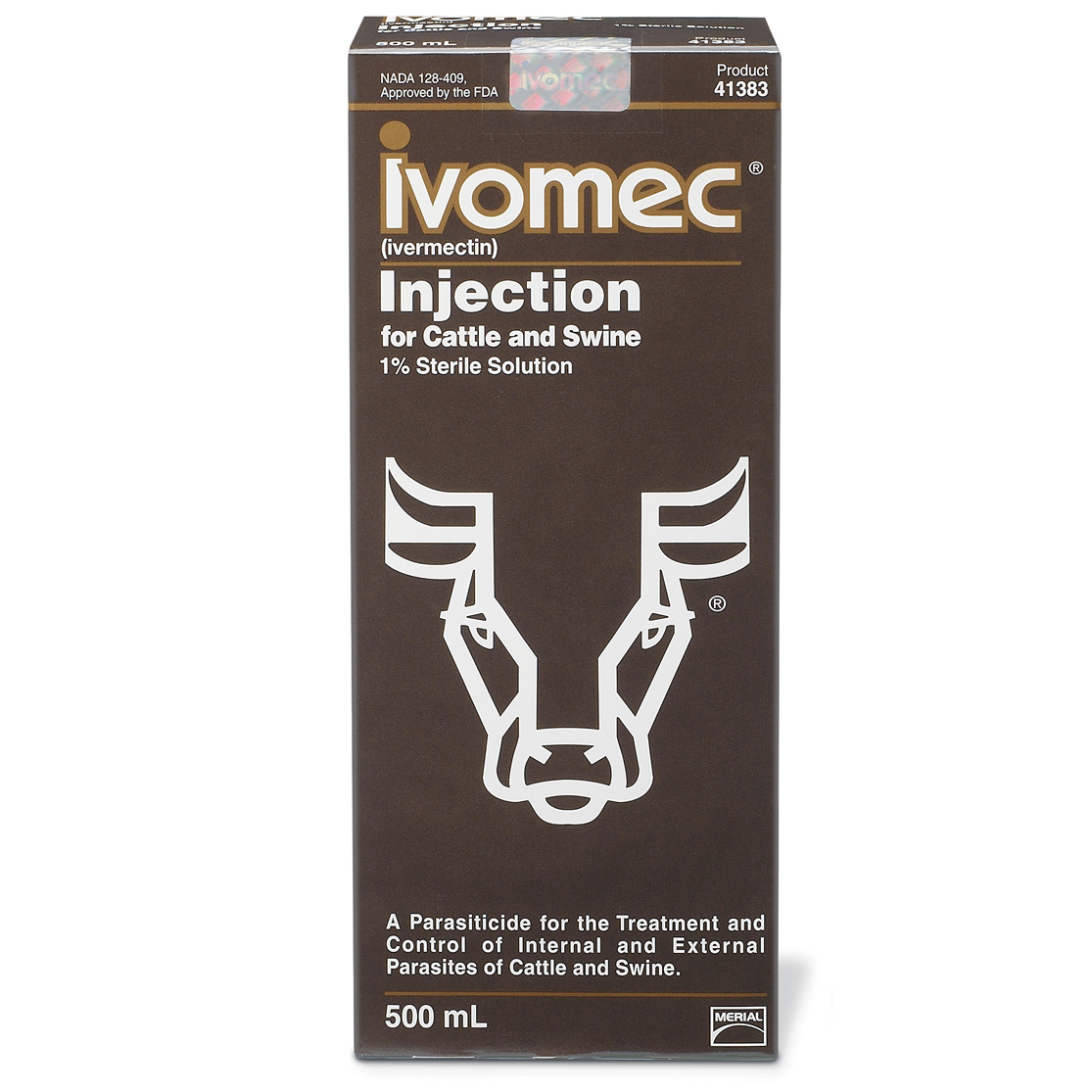 Ivomec, a pour on dewormer with broad spectrum of protection, efficacy and duration.